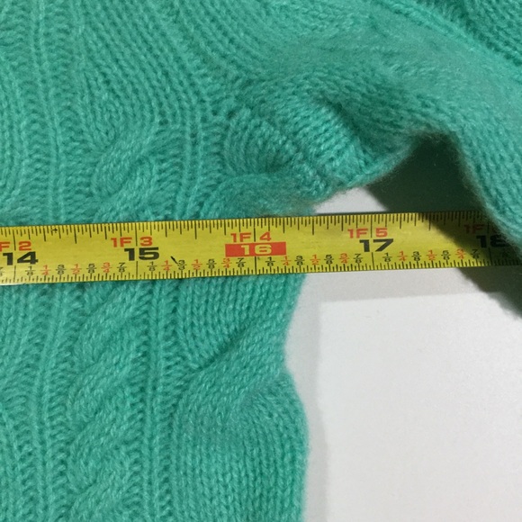 J.Crew Sz S 100% Italian Cashmere Cable Sweater - Picture 6 of 8
